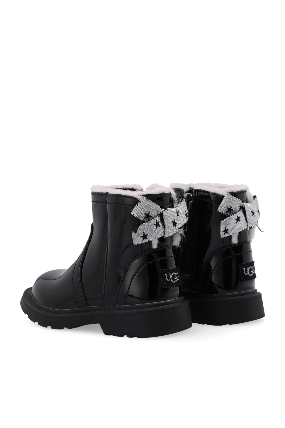 Black patent leather cheap ugg boots